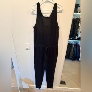 Black Sleeveless Jumpsuit
